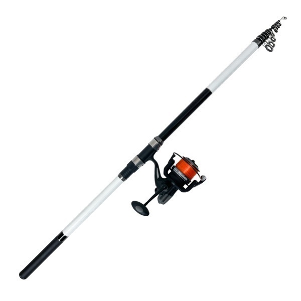 BEGINS 磯カゴ遠投セット【万能遠投竿とナイロン6号200m付き大型スピニングリールのセット/カゴ釣り・投げサビキ釣り/遠投釣り】(4-530)